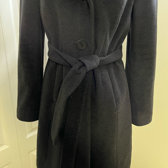Tahari Charcoal Women's Coat - Picture 4 of 11